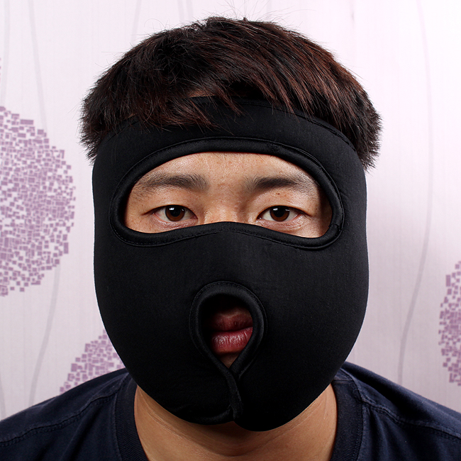 방한용 안면 마스크(블랙)